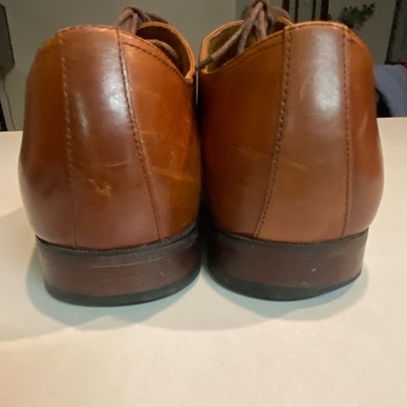 FLORSHEIM Corbetta Cognac Cap Toe Oxfords Leather Mens Sz 12 D - Picture 3 of 16